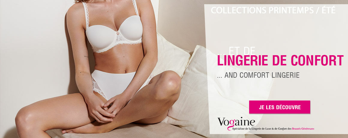 Vogaine : Spécialiste lingerie féminine grande taille & Lingerie