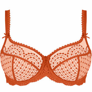 Half cup wire bra Empreinte Norah Cuivre