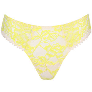 Victoria's Secret Yellow Lacy Thong