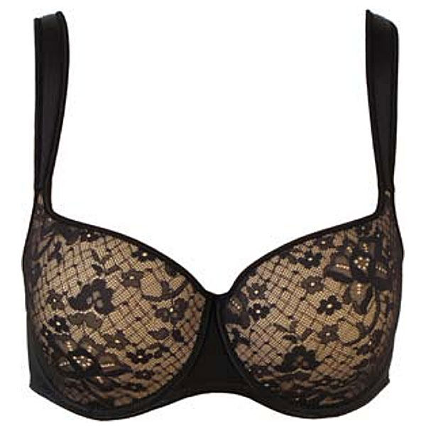 Empreinte Melody Lace Seamless Full Cup Padded Strap Underwire Bra (Bl –  LES SAISONS