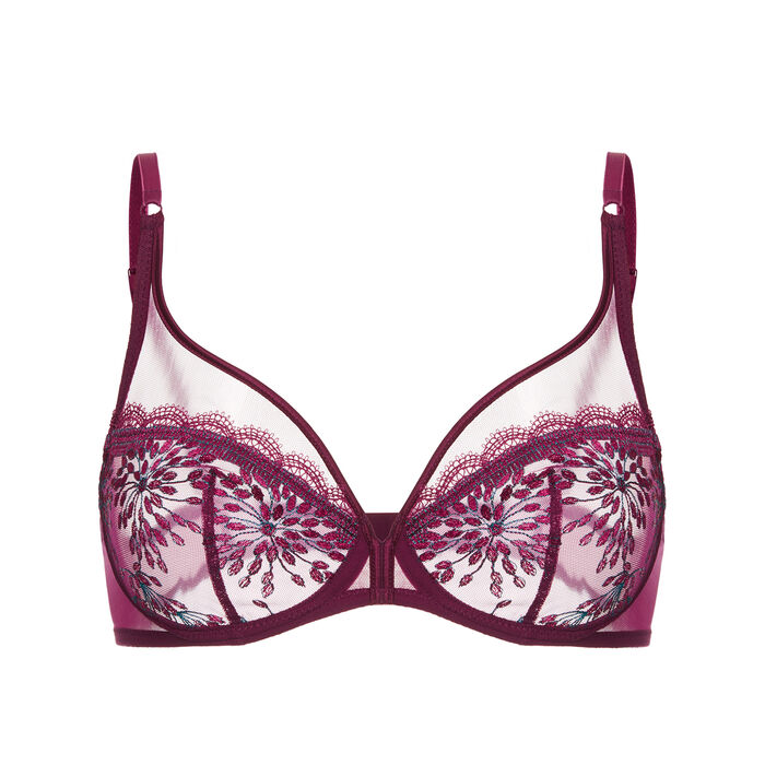 Soutien-gorge à armatures décolleté plongeant