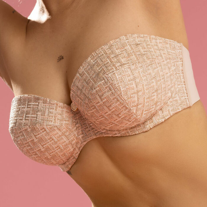 Padded bra removable straps