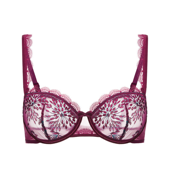 Half cup wire bra