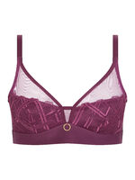 Soft cup support bra + size Luminesce black gold CHANTELLE