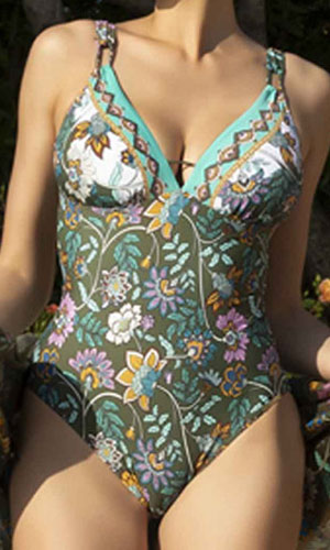 Good support bathing suit - AJOURAGE COUTURE BATHING SUIT Lise Charmel  couleur Noir tailles 85 90