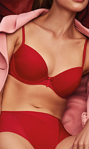 Padded Strapless Bra with Preformed Cup for Women